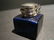 Solid Thick Glass Square Cobalt Blue Inkwell Ink pot - 3