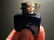 Solid Thick Glass Square Cobalt Blue Inkwell Ink pot - 8