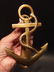 Cast Brass Fouled Anchor Door Knocker - 10