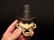 Cast Iron Abe Lincoln Folk Art Figural Beer Bottle - 2