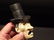 Cast Iron Abe Lincoln Folk Art Figural Beer Bottle - 5