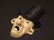 Cast Iron Abe Lincoln Folk Art Figural Beer Bottle - 6