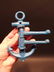 Cast Iron Anchor Hook Swivel Folding Coat Hanger