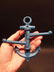 Cast Iron Anchor Hook Swivel Folding Coat Hanger - 2