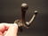 Cast Iron Double Coat Hook - 8