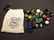 Cat Eye Marbles w Akro Agate Cloth bag