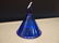 Cobalt Blue Vented Glass Funnel Brewing, Cooking - 8