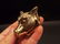 Small Solid Brass Fox Door Knocker Hardware - 6