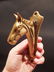 SOLID BRASS Horse Head DOOR KNOCKER Hardware - 2