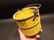 Primitive Colonial Wood Berry Bucket Iron Handle old - 9