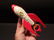 Cast Iron Folk Art Beer Soda Bottle Space Rocket Ship