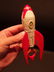 Cast Iron Folk Art Beer Soda Bottle Space Rocket Ship - 3