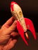 Cast Iron Folk Art Beer Soda Bottle Space Rocket Ship - 5