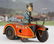MARX Police Engine With Rider and Sidecar - 2