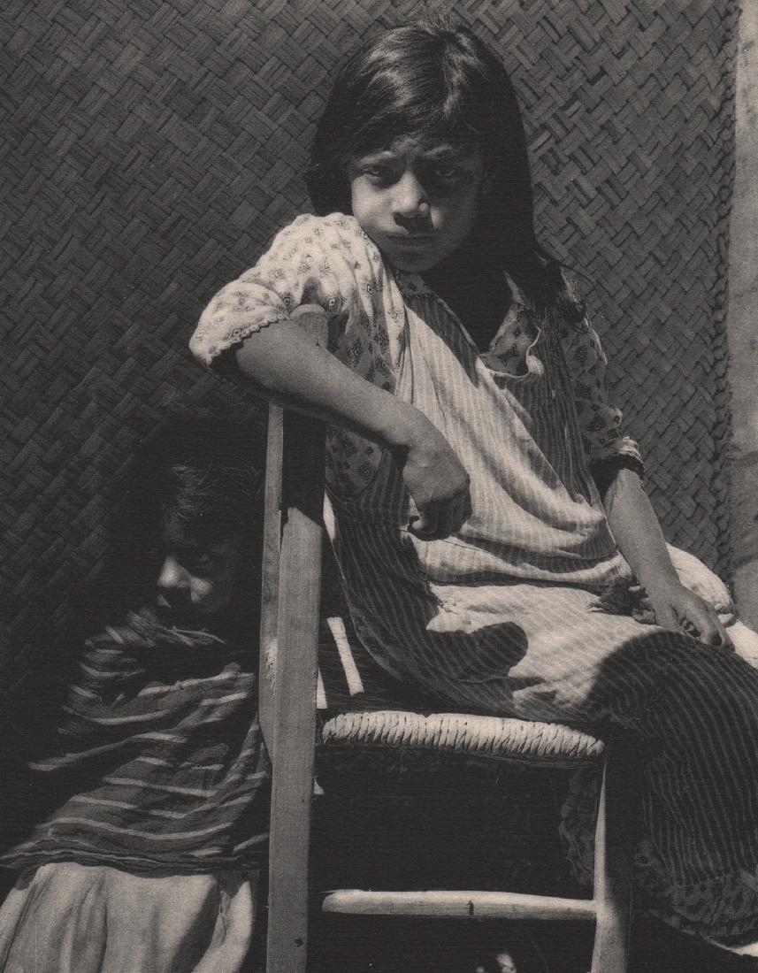 ANTON BRUEHL - Young Girl of the Pueblo: Artist: ANTON BRUEHL Print Title: Young Girl of the Pueblo, Mexico Medium: Collotype Printing Date: 1933 Printer: USA Limited Edition of 1000, unnumbered copy Image Size: 7.25 x 9.25 inches Uncoated f