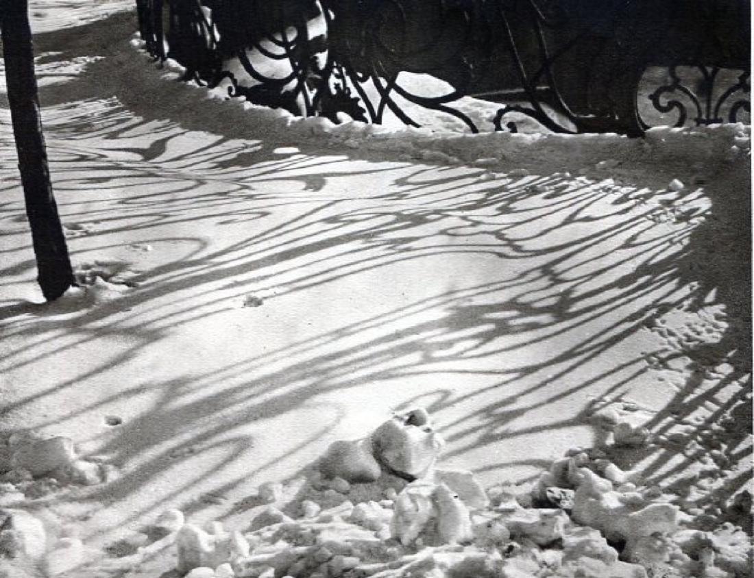 FRANZ FIEDLER - Snow Shadows: Artist: FRANZ FIEDLER Print Title: Snow Shadows Medium: Sheet-fed Gravure Printing Date: 1930 Printed in Germany Image Size: 6 x 4.5 inches Franz Fiedler (1885-1956) was a pupil of Hugo Erfurth. He wa