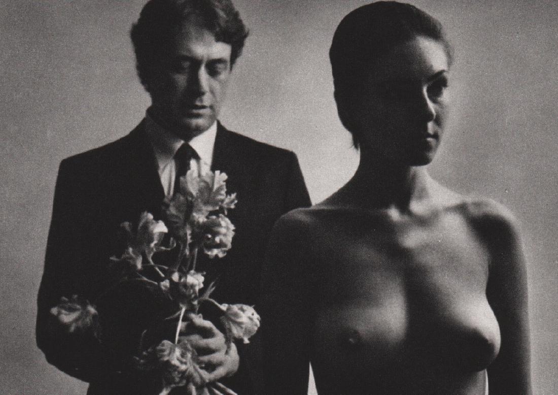 DUANE MICHALS - Untitled: Artist: DUANE MICHALS Print Title: Untitled Medium: Sheet-fed Gravure on uncoated acid free paper Printing date: 1986 Printed in Japan Image Size: 5.75 X 4 inches Duane Michals(b. 1932) is an American