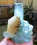 301 Gram Aquamarine Crystals with Adularia Specimen