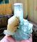 301 Gram Aquamarine Crystals with Adularia Specimen - 5