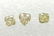 0.60 Carat Lot of 3 Loose Cushion & Heart Diamonds