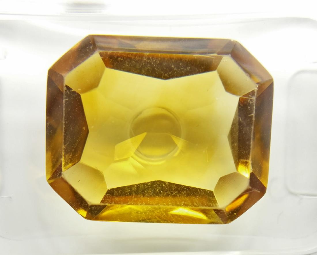 7.61 Carat Loose Citrine Orangy Yellow (1 of 5)