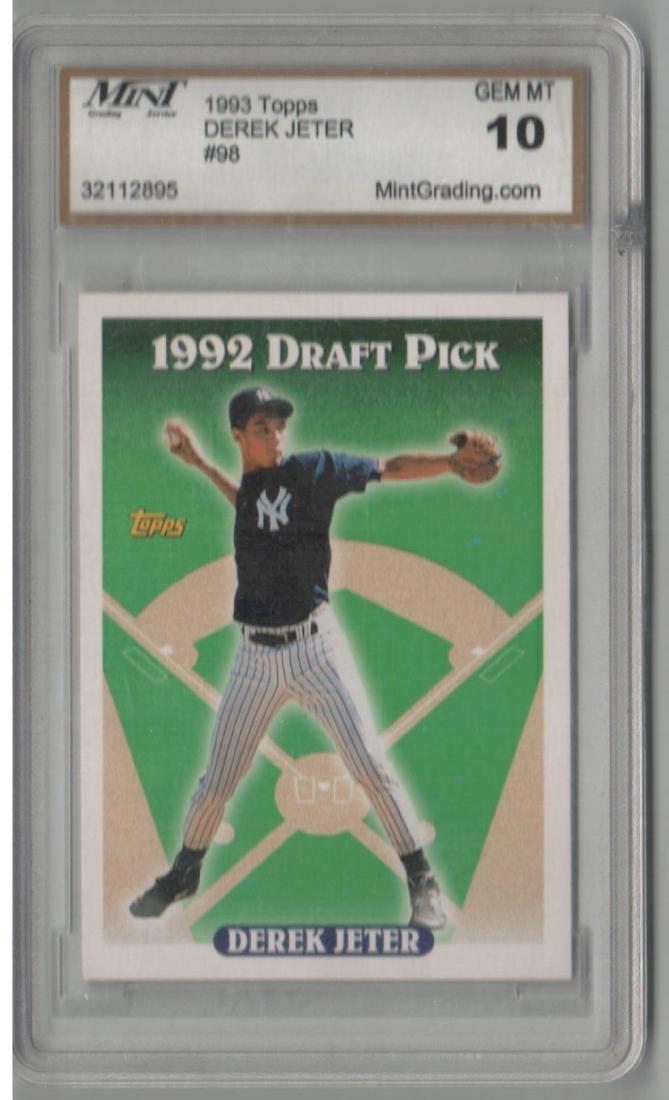 1993 Topps Derek Jeter Rookie Card New York Yankees (1 of 2)