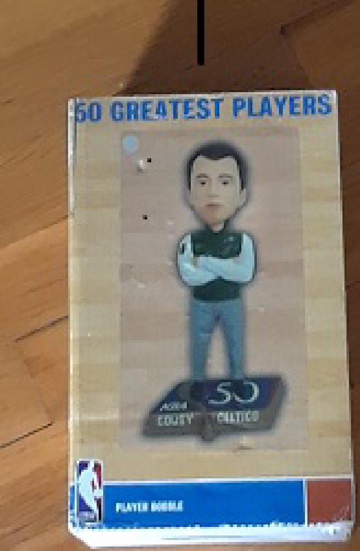 Bob Cousy Boston Celtics Bobblehead Limited Edition (1 of 1)
