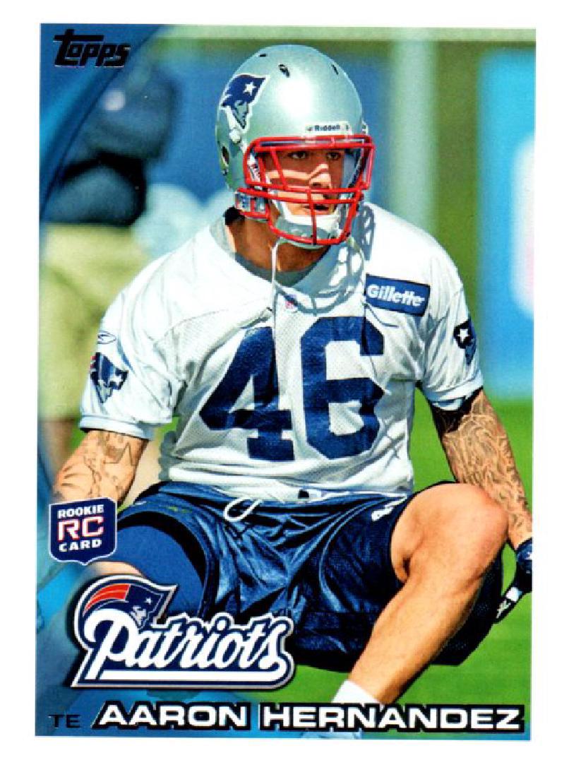 5 Aaron Hernandez Rookie Card Lot New England Patriots (1 of 2)