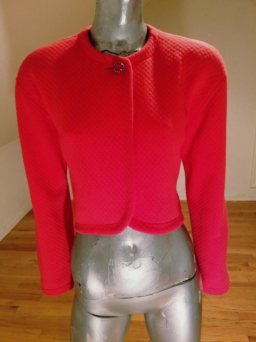 Vintage Prada Couture Milano Quilted Bolero Jacket (1 of 8)