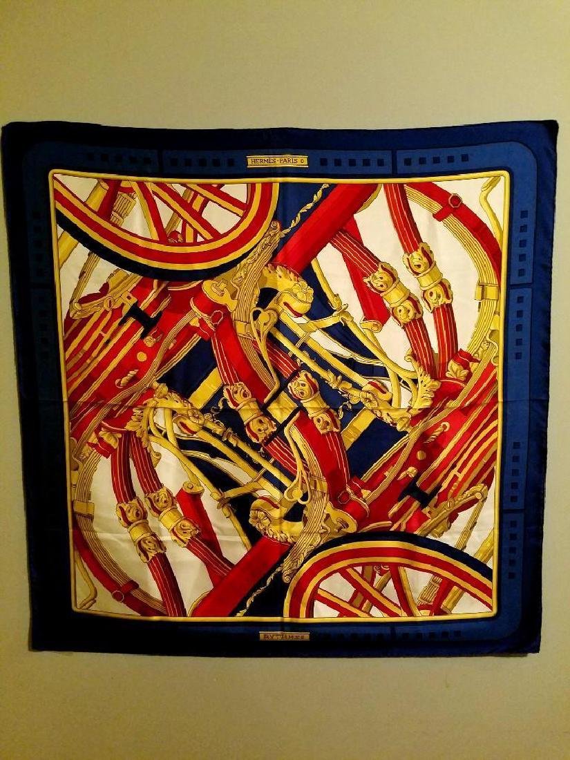 Vintage Hermes Paris 1970's Silk Scarf Rare Rythmes (1 of 6)
