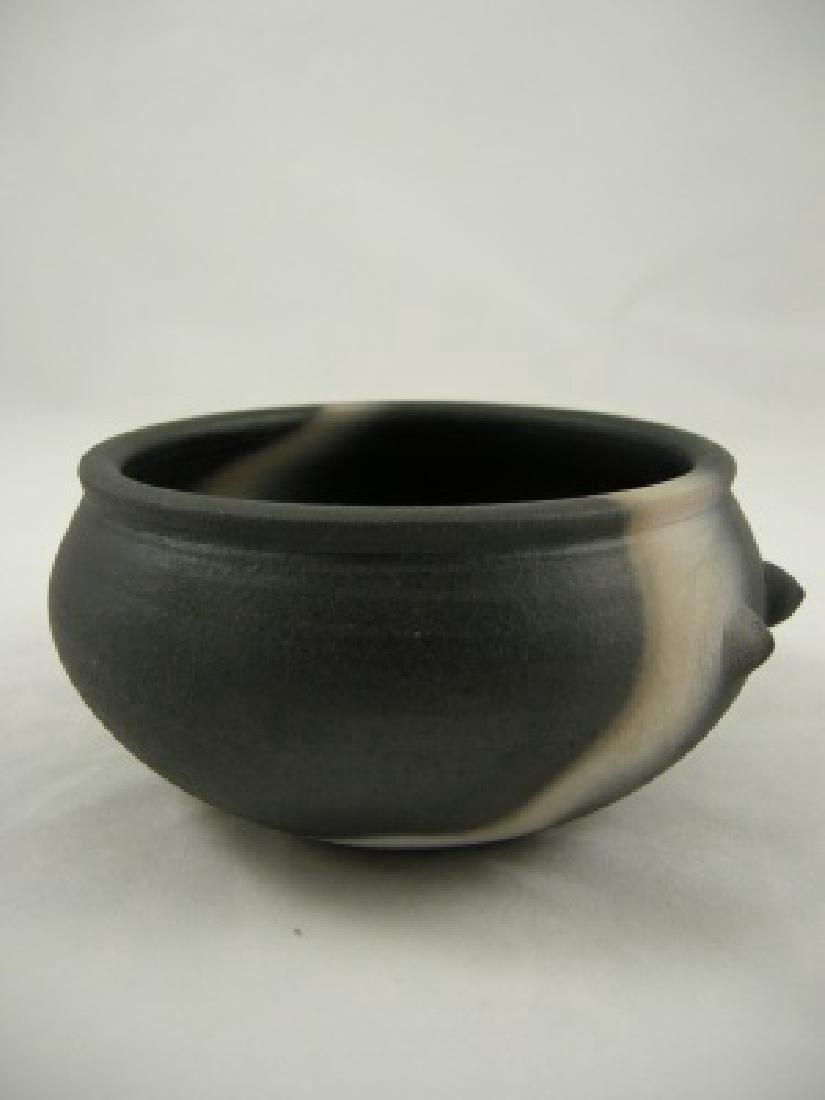 John Leach Large Black Mood Teabowl (1 of 2)