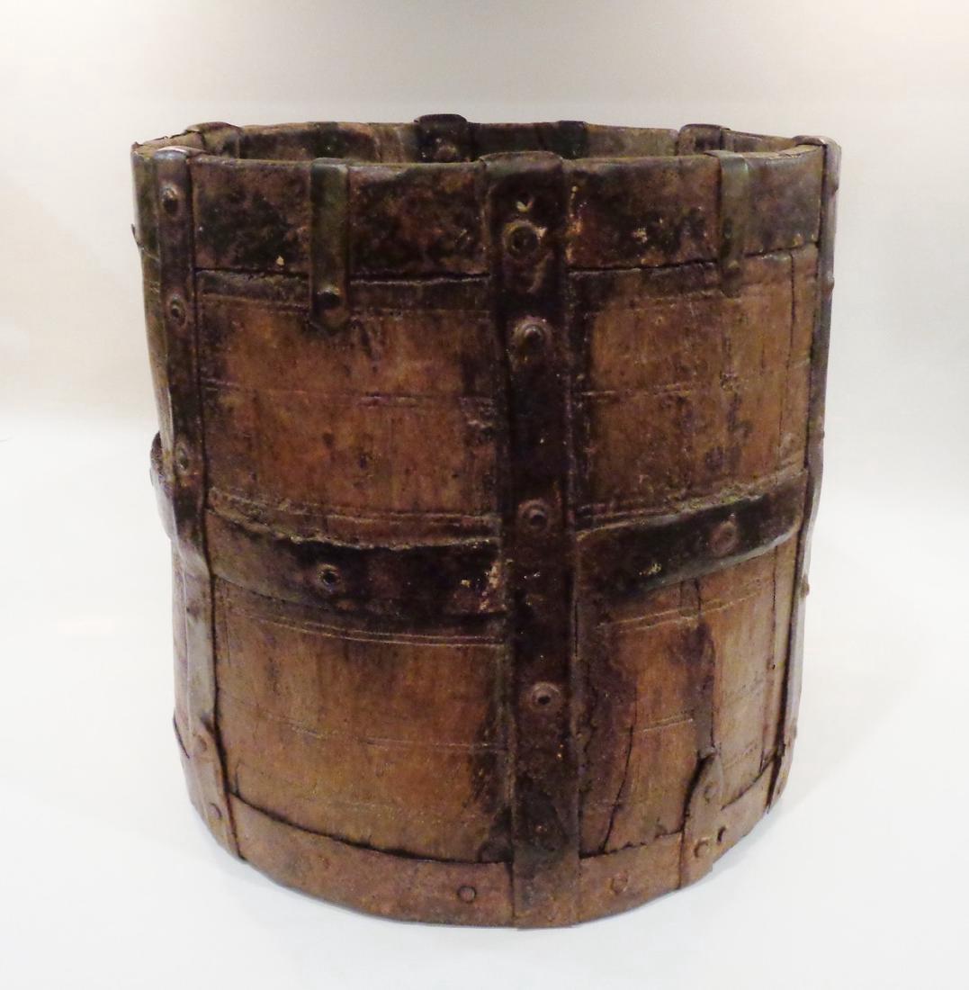 Antique Primitive Wooden Bucket (1 of 8)