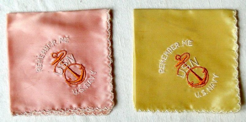 Word War II Silk Pocket Squares 1940's (1 of 2)