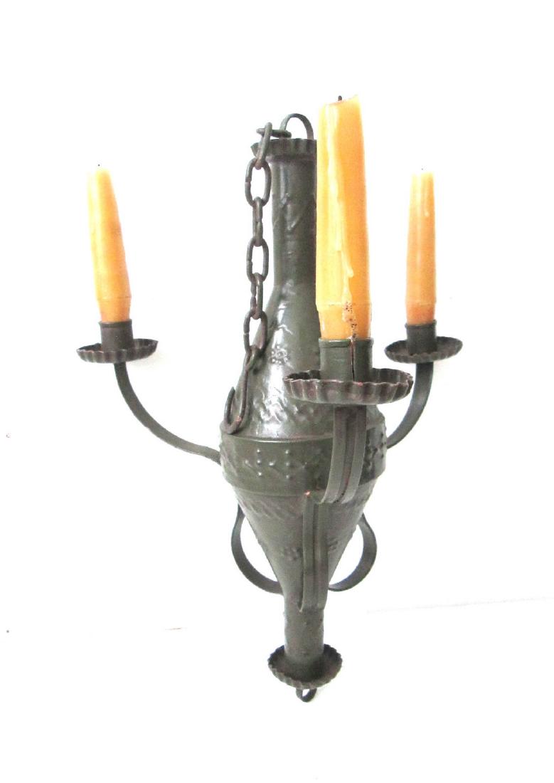 Early Painted Small Chandelier (1 of 10)