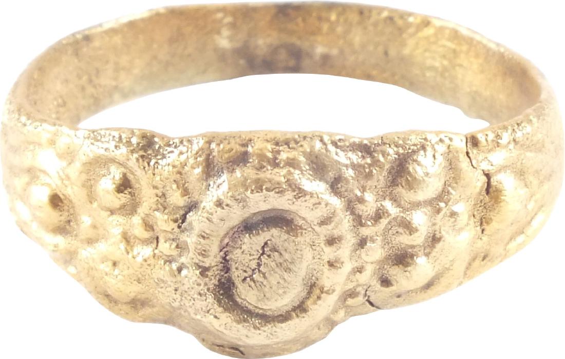 FINE EARLY CHRISTIAN RING C.7th-10th CENTURY (1 of 3)
