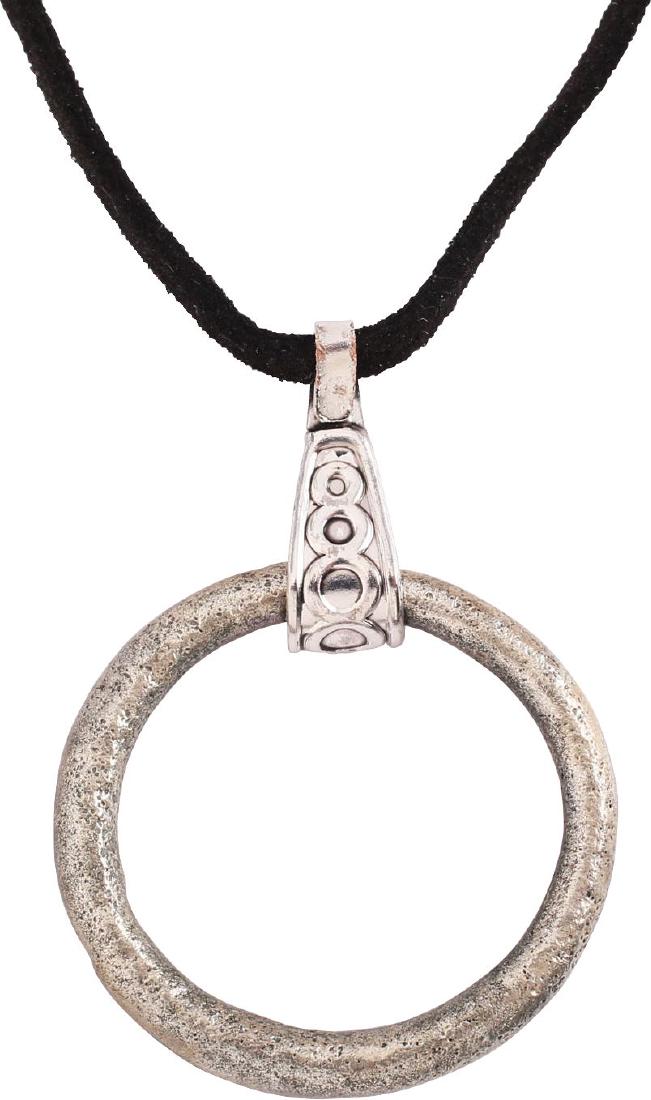 CELTIC PROSPERITY RING NECKLACE C.400-100 BC (1 of 2)