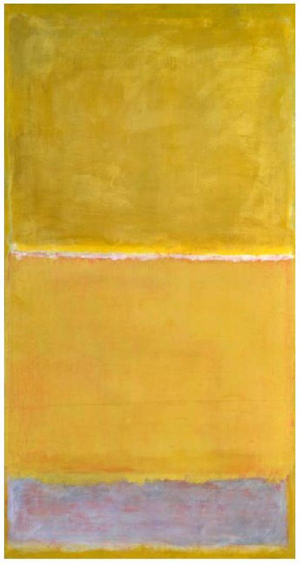 Mark Rothko Untitled Yellow c. 1950/1999 Silkscreen (1 of 1)