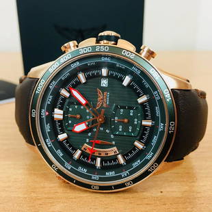 Aviator – Men’s World Time Watch: Would you like to be immediately informed of the local time of all major cities in this world? It is possible with this stylish Aviator Watch. This high-quality watch has been specially made for