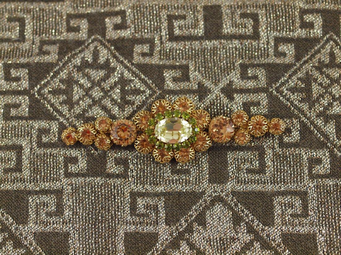 Vintage Decorated Crystal Brooch (1 of 7)