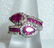 Harry Ivens IV Sterling Silver Ruby Topaz Ring, 4.5ctw - 2