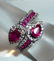 Harry Ivens IV Sterling Silver Ruby Topaz Ring, 4.5ctw - 4