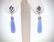 Sterling Silver Violet Jade Amethyst CZ Earrings