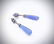 Sterling Silver Violet Jade Amethyst CZ Earrings - 3