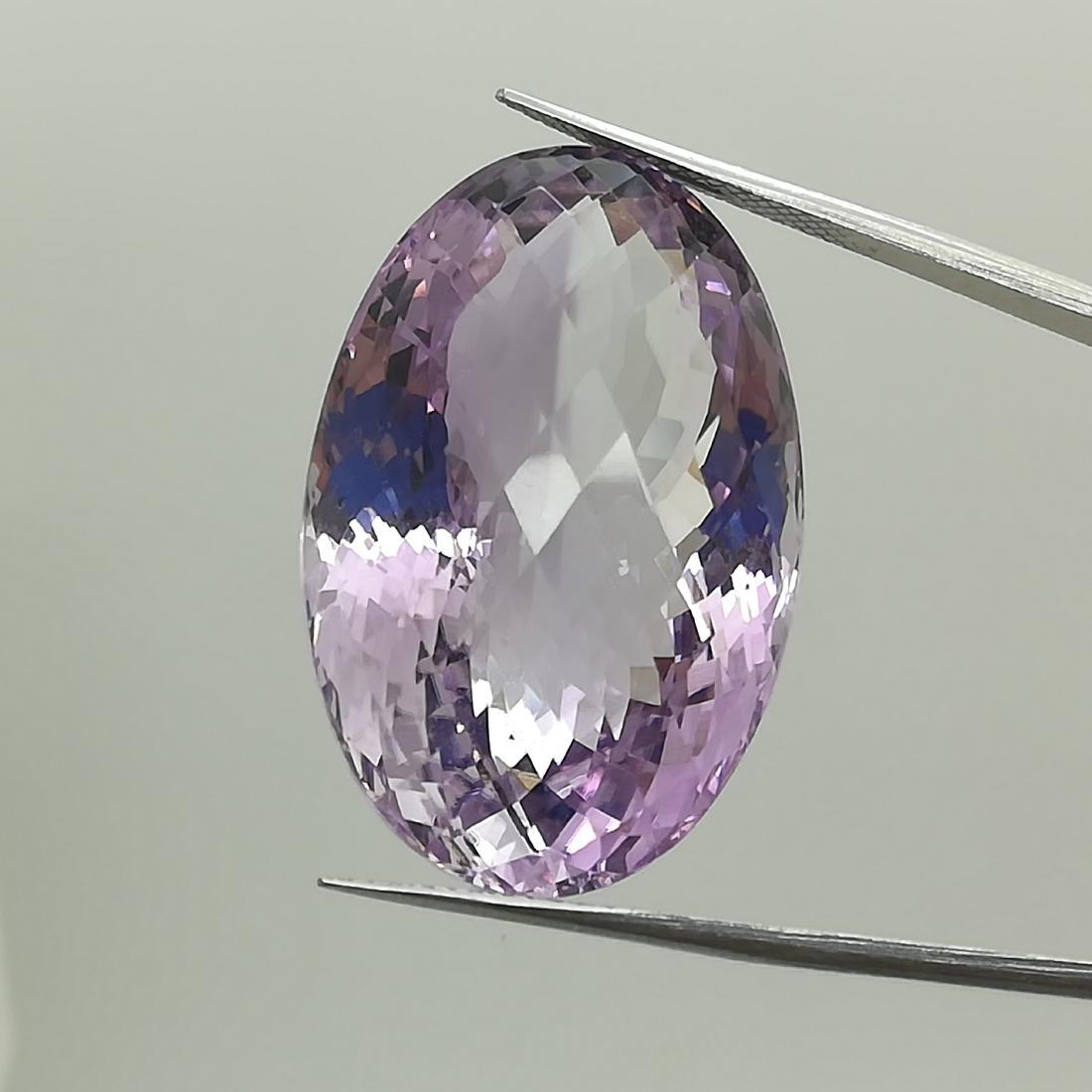 49.68 Carat Loose Amethyst Rose of France Oval Cut (1 of 4)