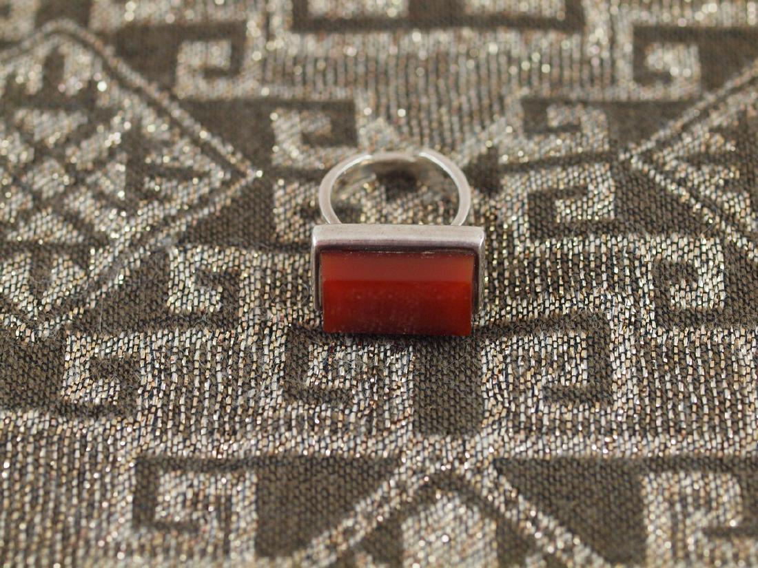 Vintage Silver Carnelian Ring (1 of 4)