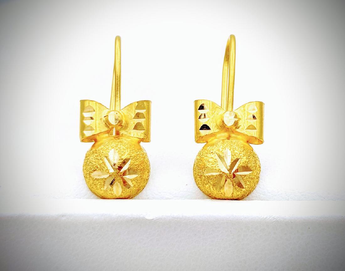 21K Gold Earrings (1 of 3)