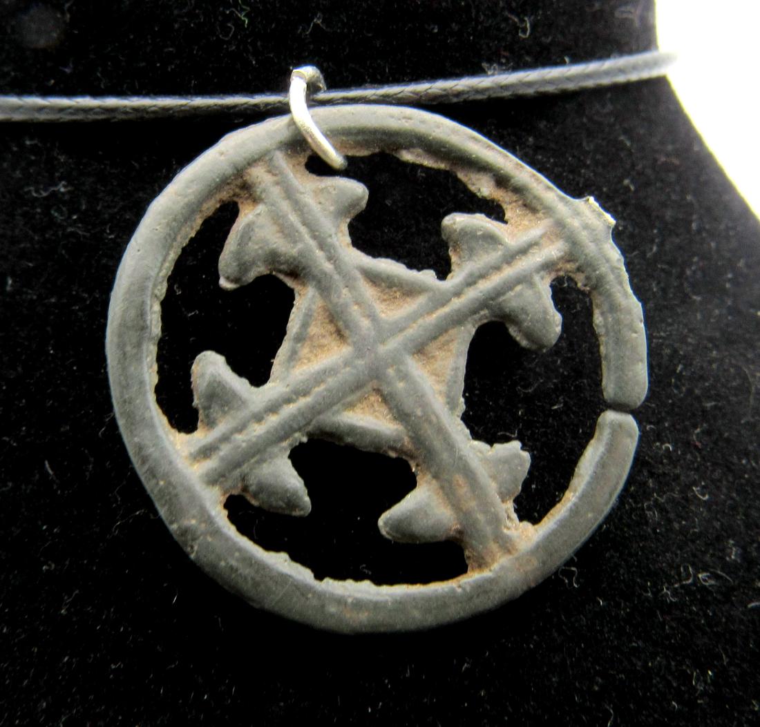 Medieval Crusaders Open-Work Cross Pendant (1 of 2)