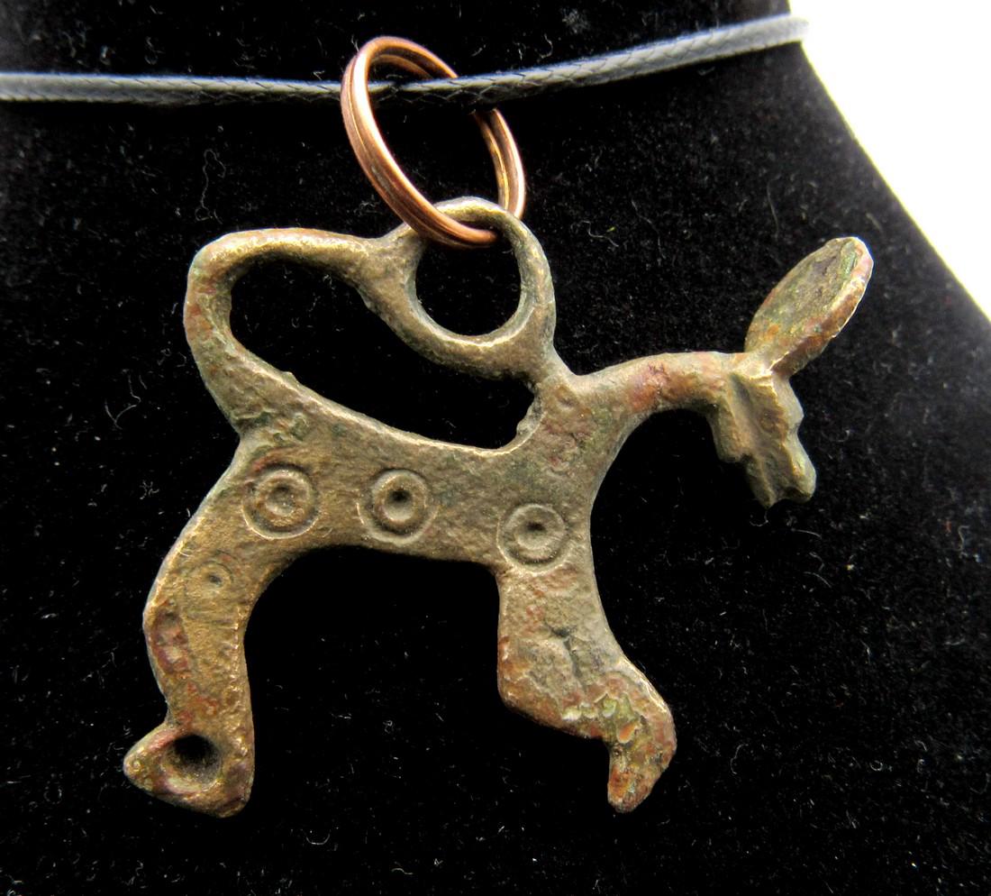Medieval Viking Dragon Fafnir Pendant with Evil's Eye (1 of 2)
