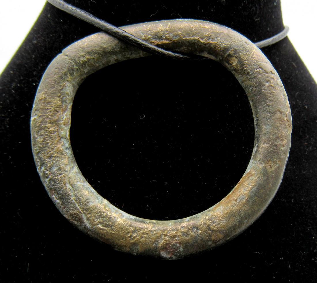 Ancient Bronze Age Sun Amulet (1 of 2)