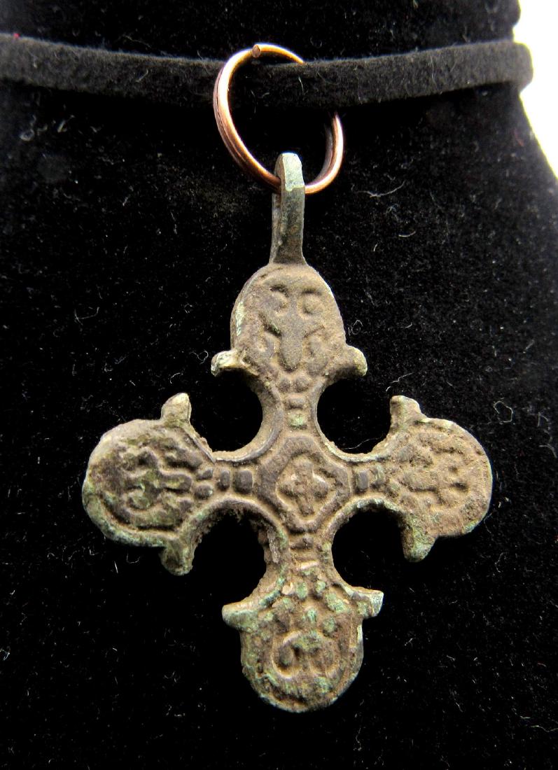 Medieval Viking Runic Cross Pendant (1 of 2)
